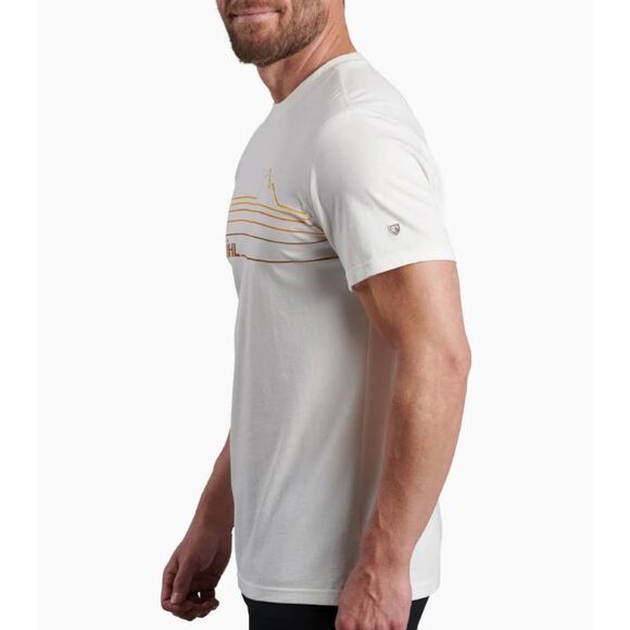 KÜHL’s MOUNTAIN LINES™ White 100% Wildfibre Klassik Fit T-shirt - Men's Size XL - Picture 2 of 10